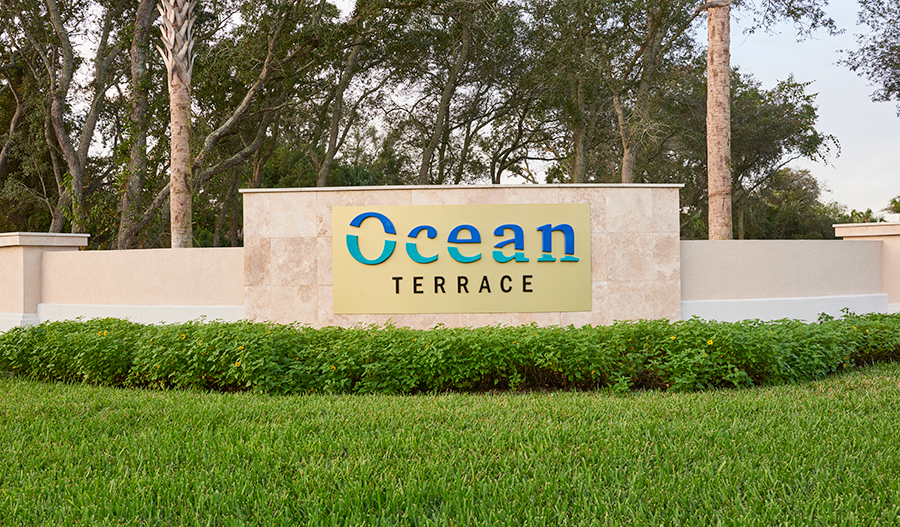 Entry to the Ocean Terrace community in Jacksonville